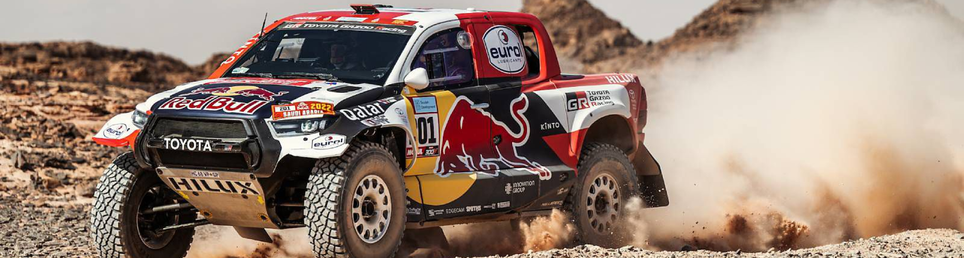 Изображение на странице НАССЕР АЛЬ-АТТИЯ ЗА РУЛЕМ TOYOTA HILUX СТАЛ ПОБЕДИТЕЛЕМ РАЛЛИ-РЕЙДА «ДАКАР-2022» Тойота Центр Йошкар-Ола